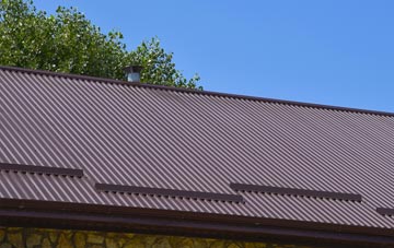 typical Canhams Green corrugated roof uses